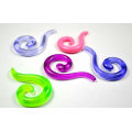 UV acrílico Stretcher espiral oído expansor Piercing joyería oído tapón oído túneles